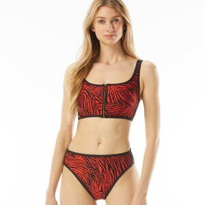MICHAEL Michael Kors Ruby Zebra Print Bikini